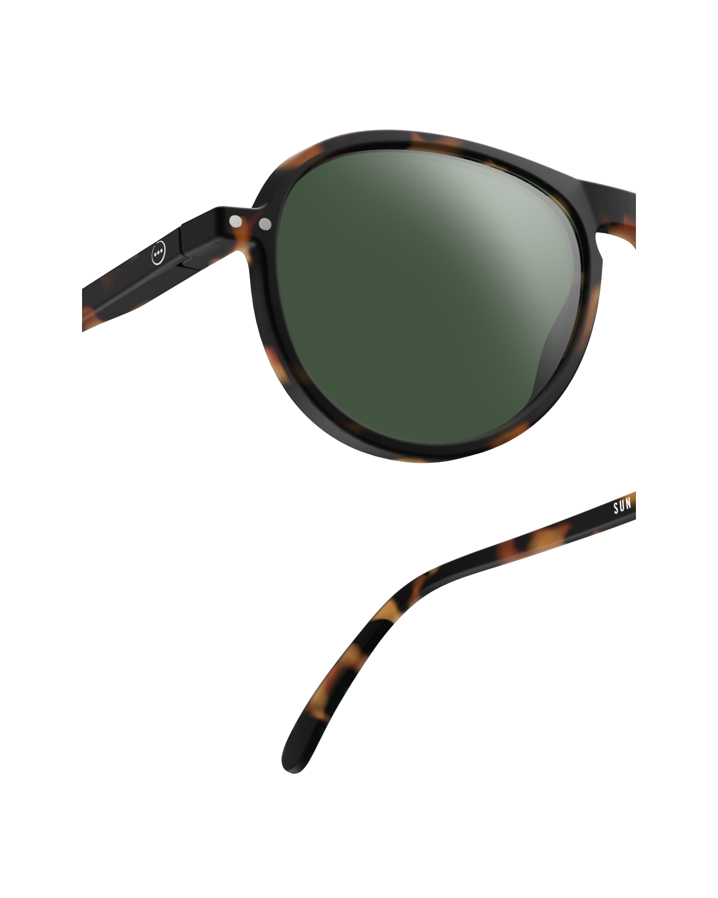 #I SUN Tortoise Green Lenses